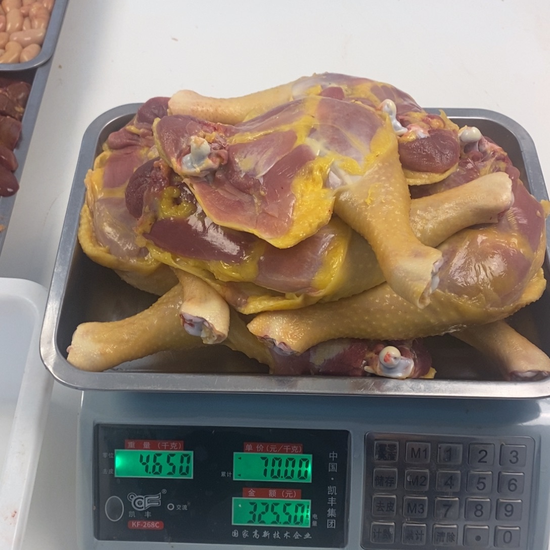 30天包装现杀现卖鸡腿