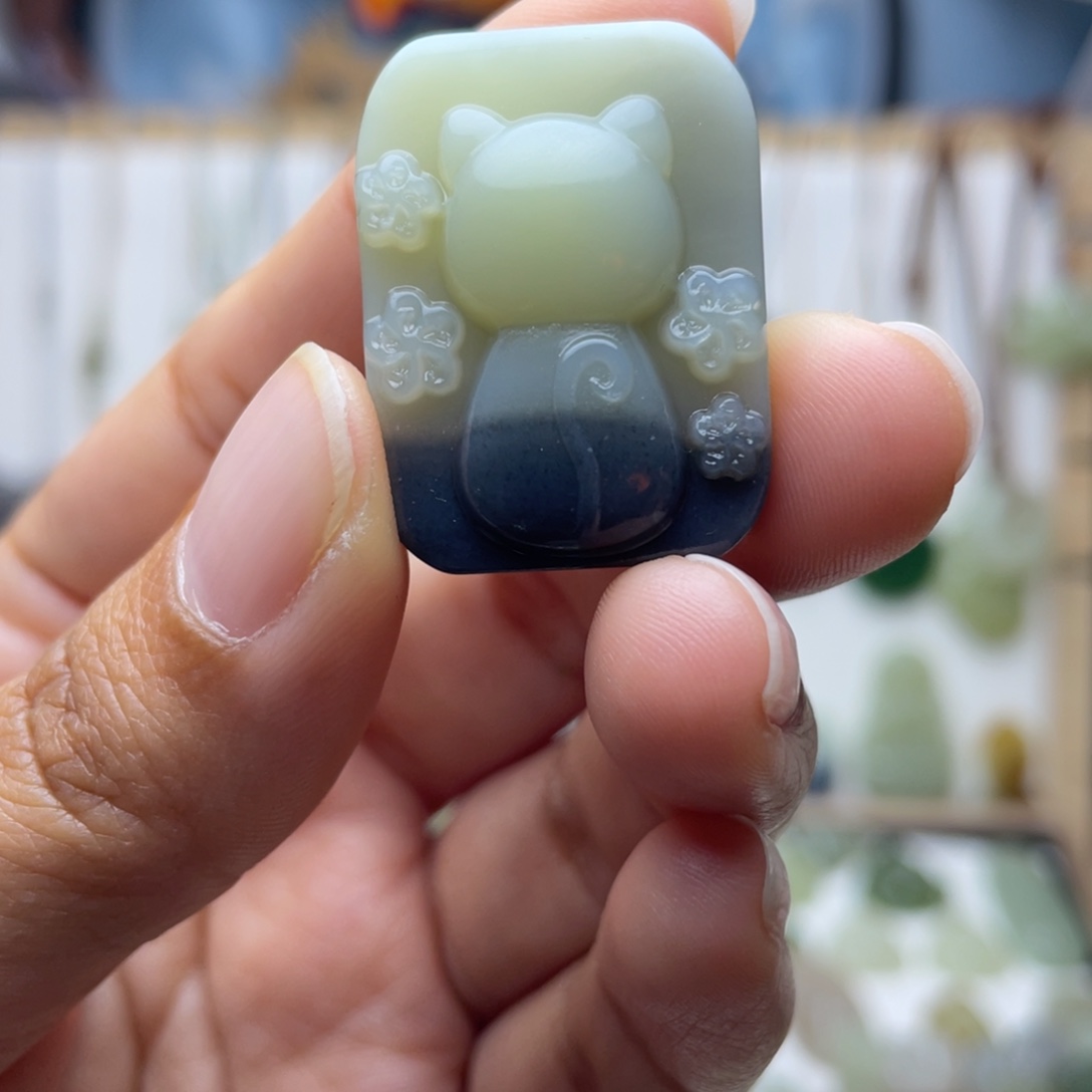 和田玉未镶嵌吊坠(不含链)