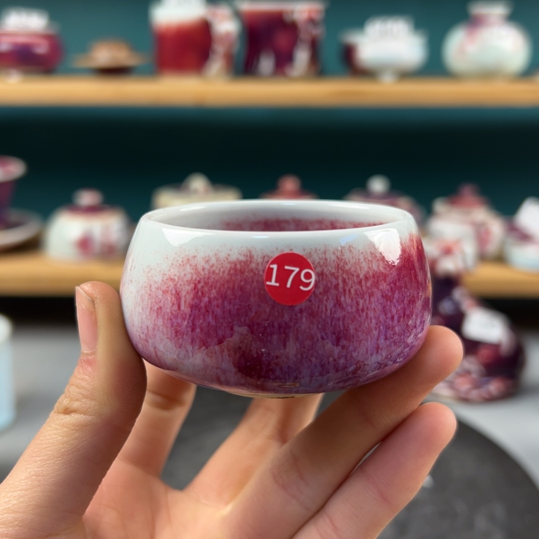 瓷片微瑕主人杯纯手工