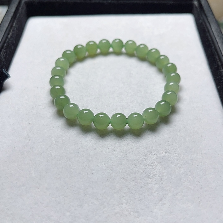 和田玉手串未镶嵌小***格