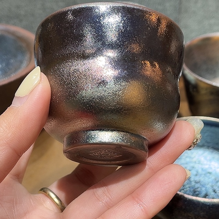 静***待杯紫泥柴烧杯子杯子杯子