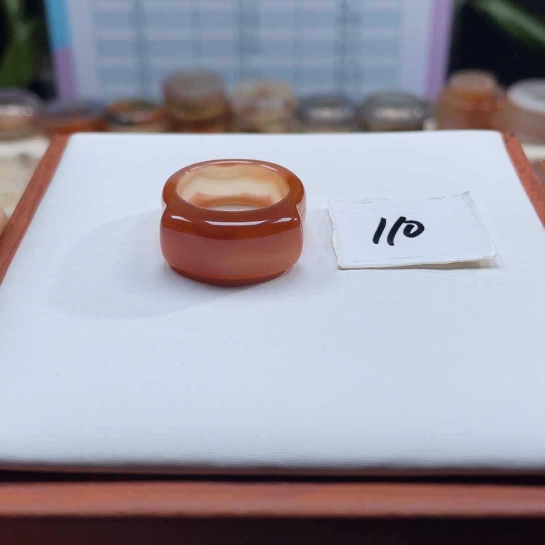 玛瑙/玉髓未镶嵌戒指Z16.6港13