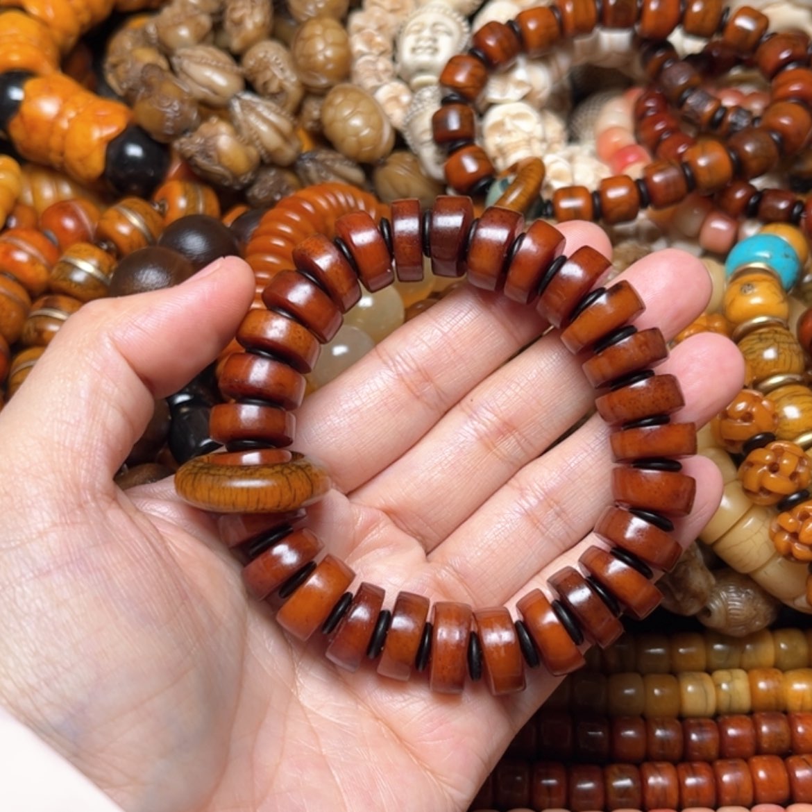 【闪购商品】牛骨手串/手链牛骨不规则切14