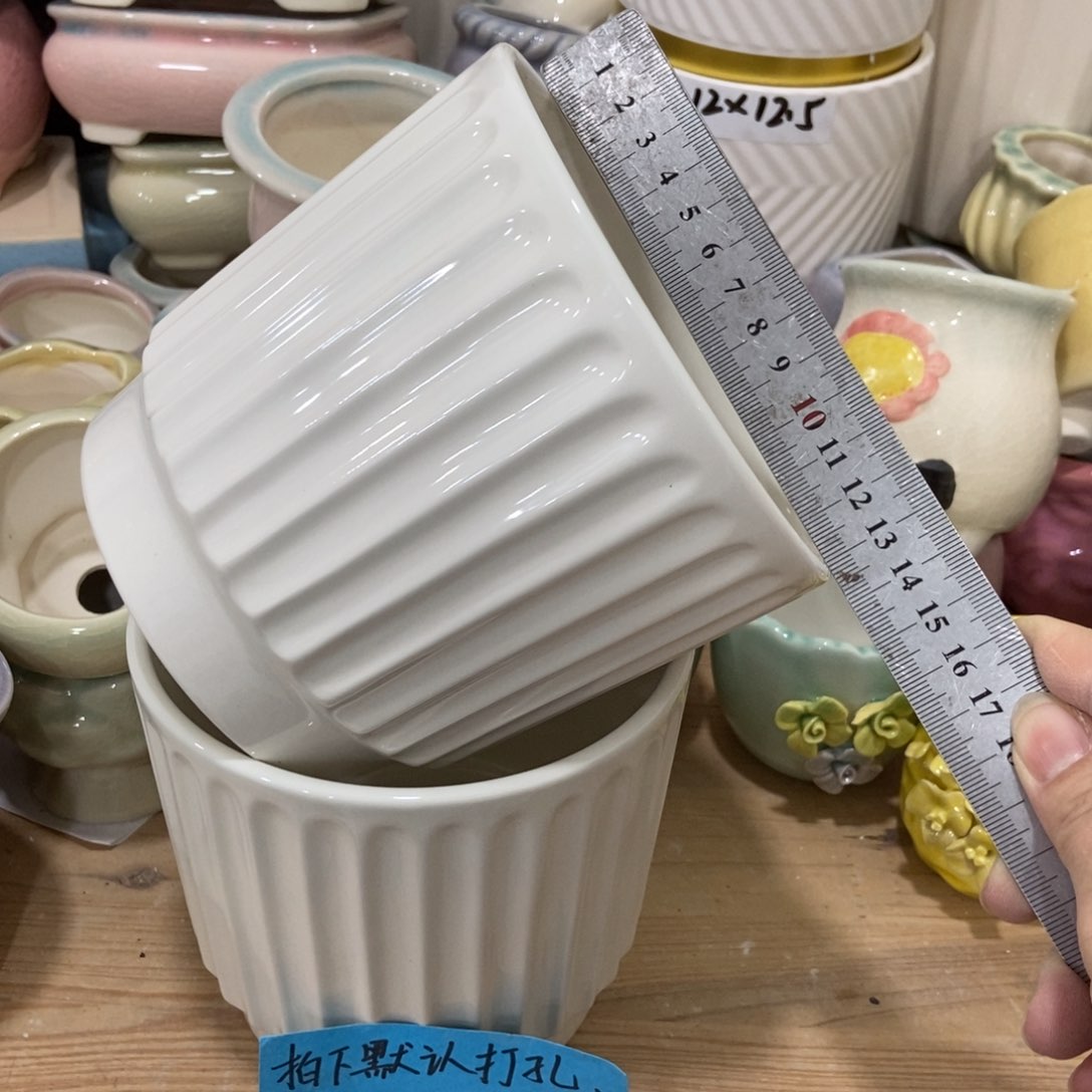 红陶陶瓷花盆凑满十二米包邮