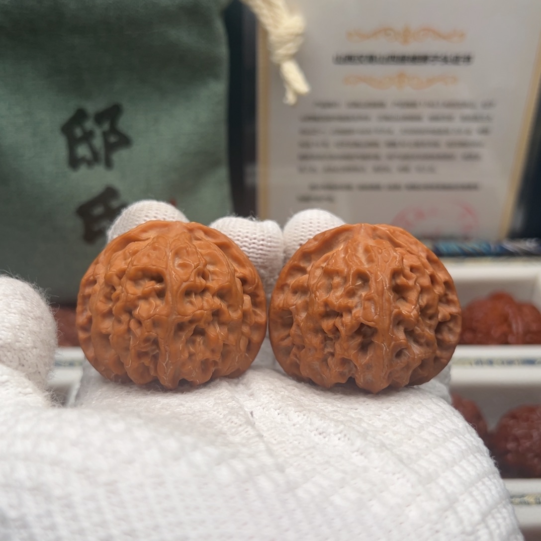 文玩核桃把件苹果园43