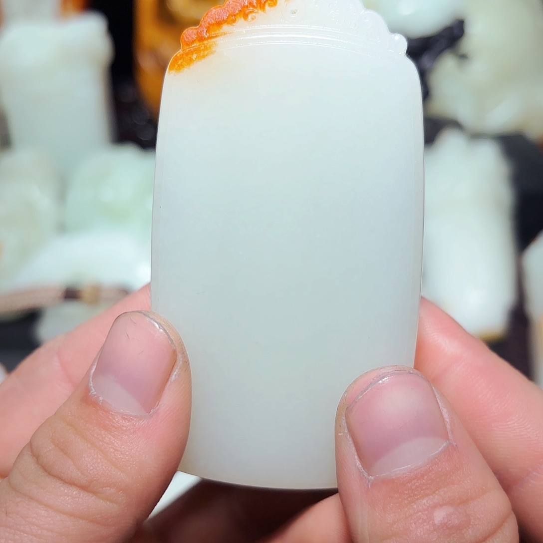 和田玉把件未镶嵌泽*0