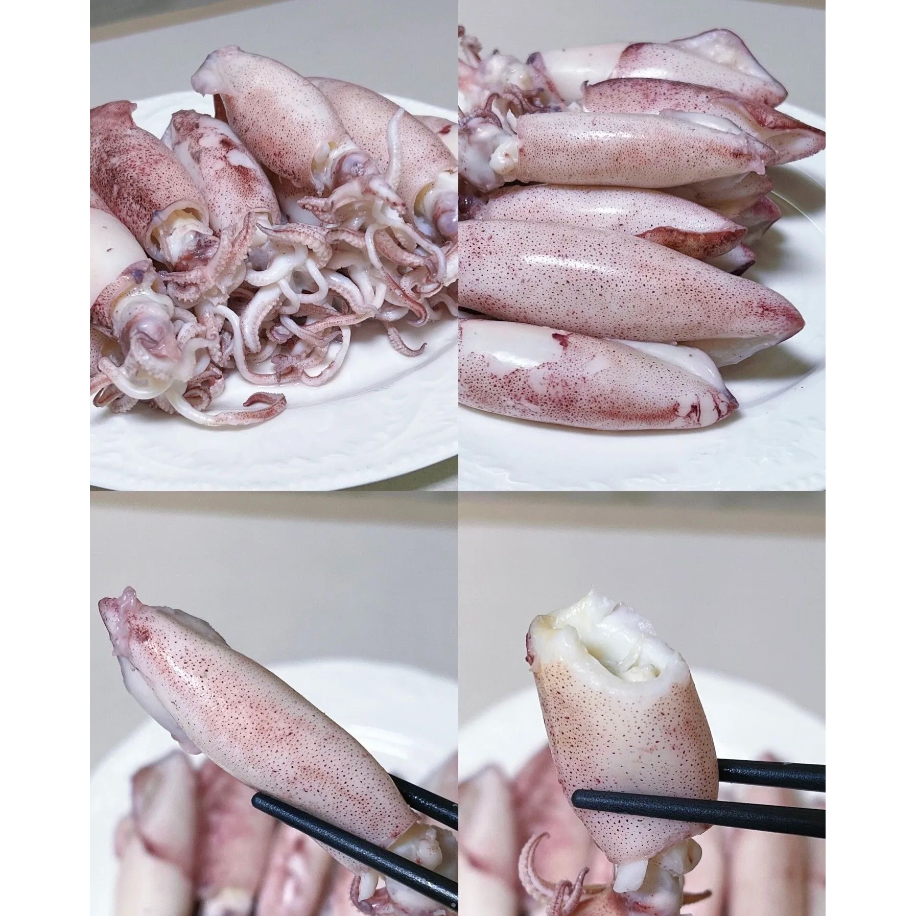 冰冻小管鱿鱼  一口管（一盒）