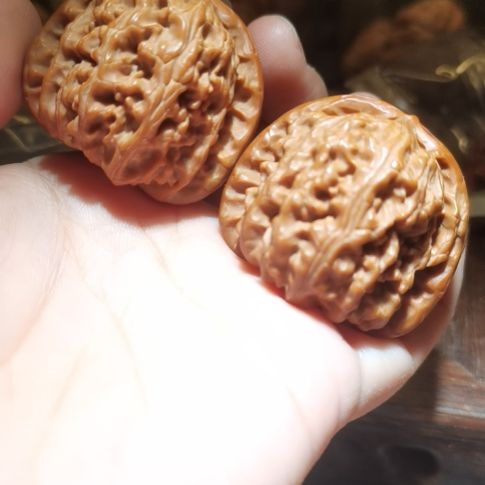 猴头核桃吊坠42白狮子