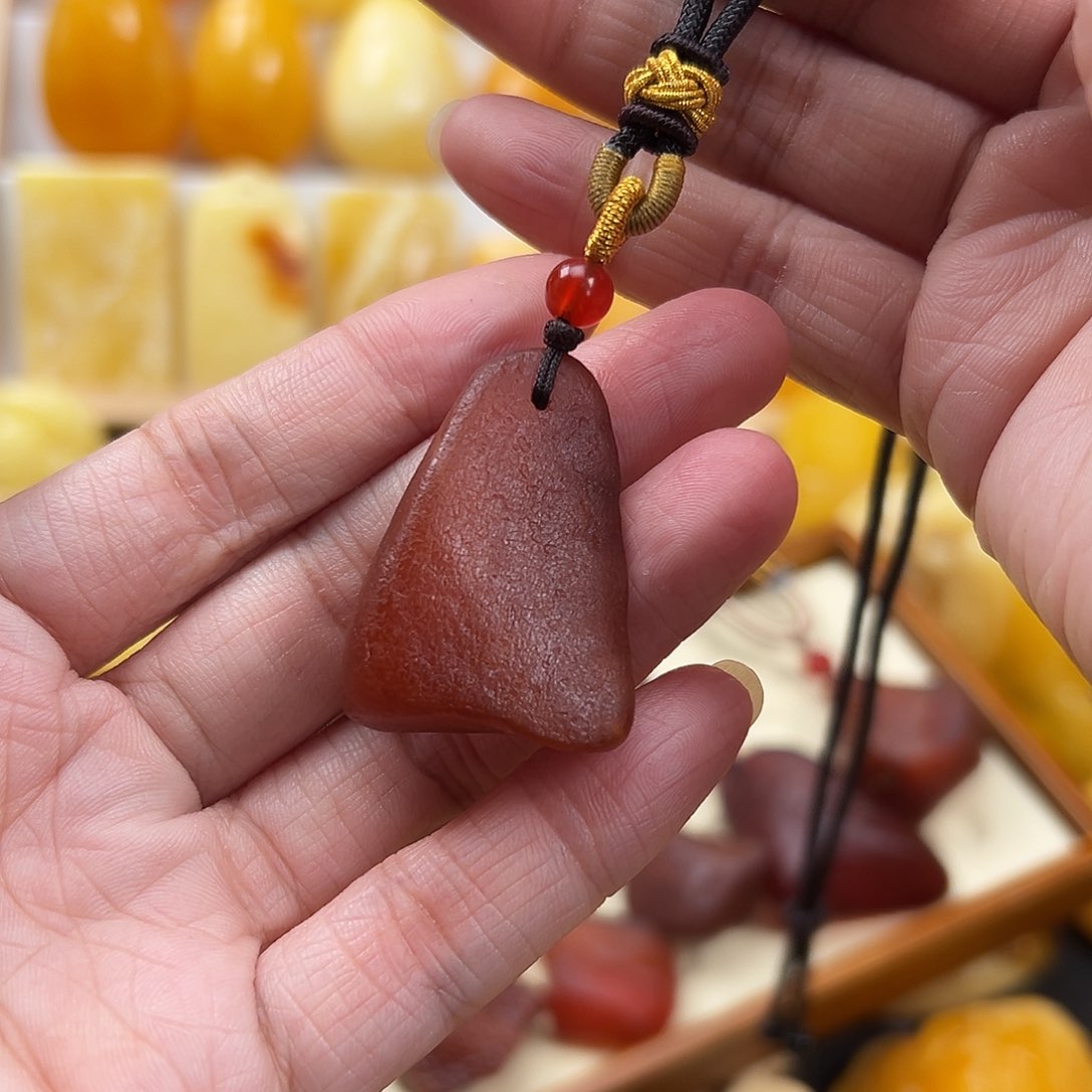 蜜蜡颈饰未镶嵌蜜蜡