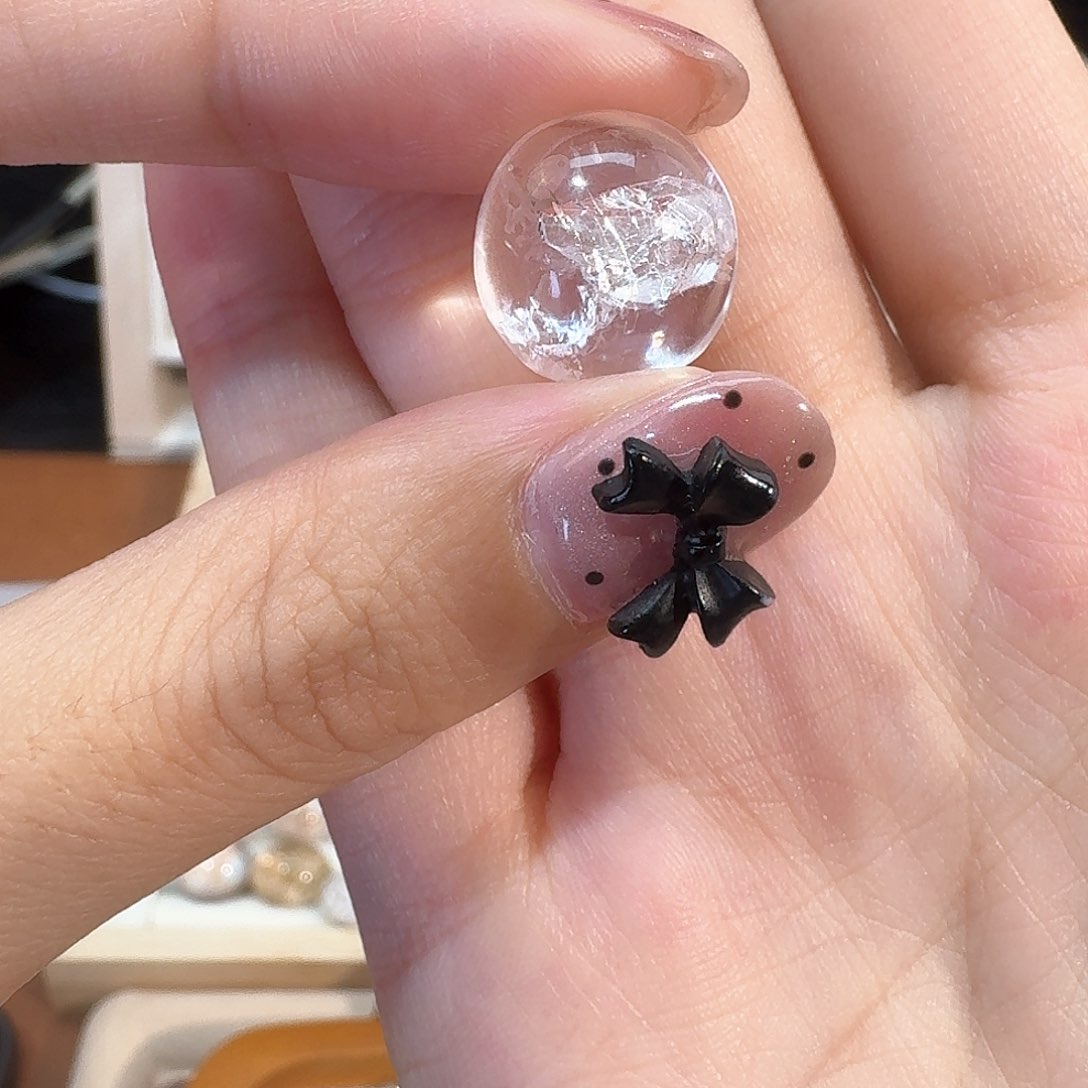 水晶定制款晶中晶双耳不退不换未镶嵌就****娃