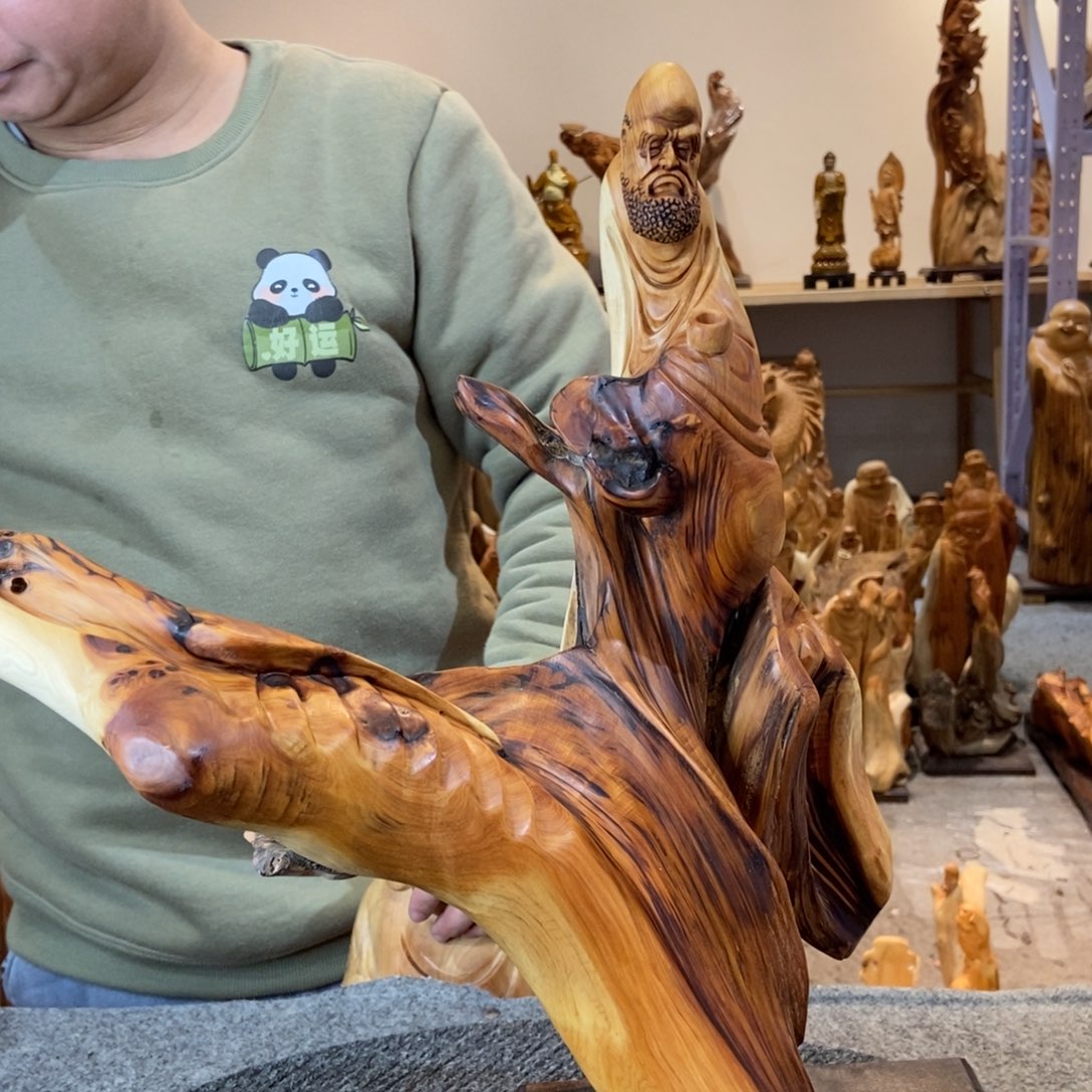 柏木（崖柏）太行崖柏根雕摆件