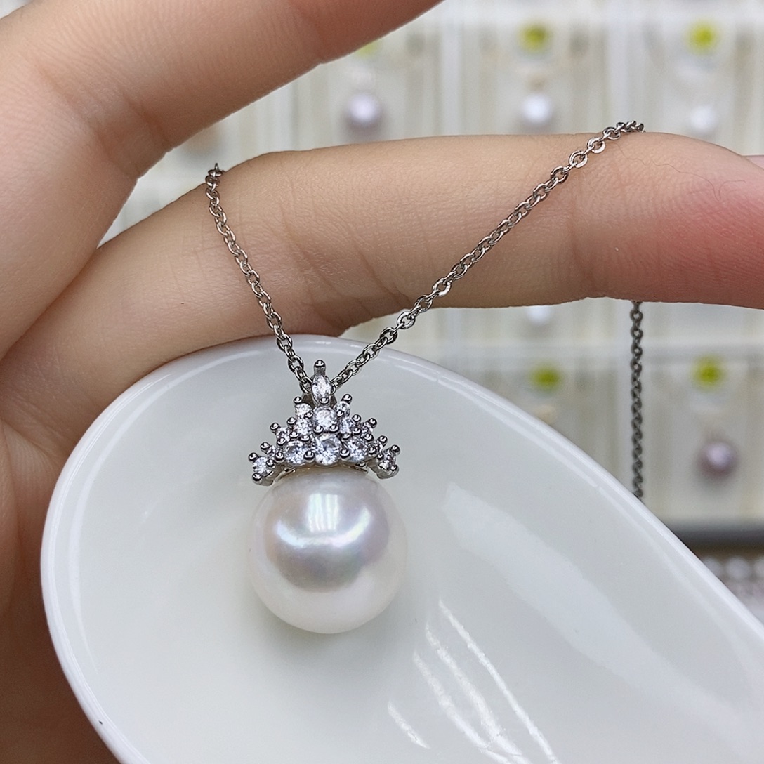 合金淡水珍珠颈饰