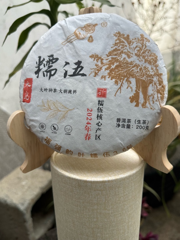 2024年冰岛糯伍大树春茶200克饼