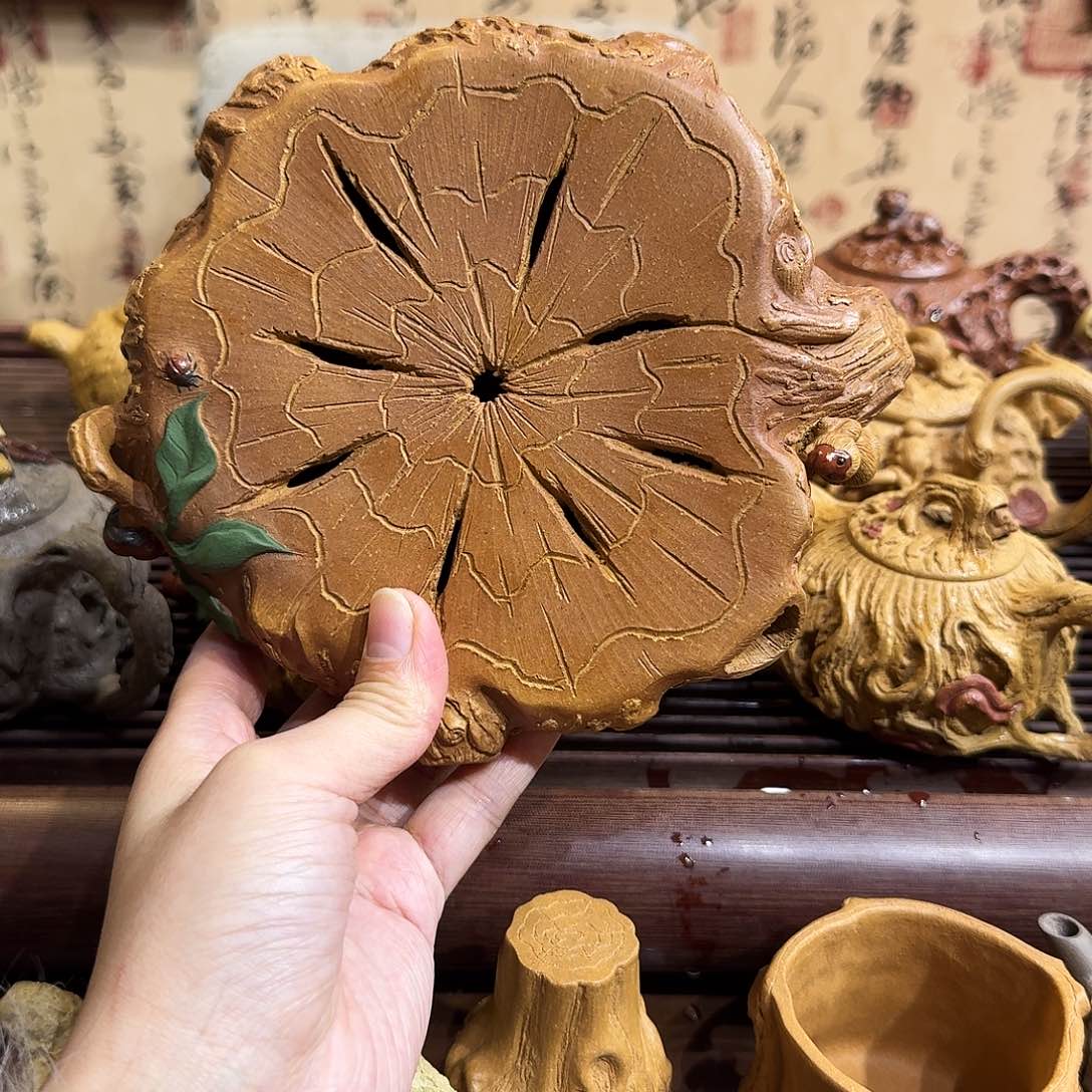 紫砂茶壶黄段供春