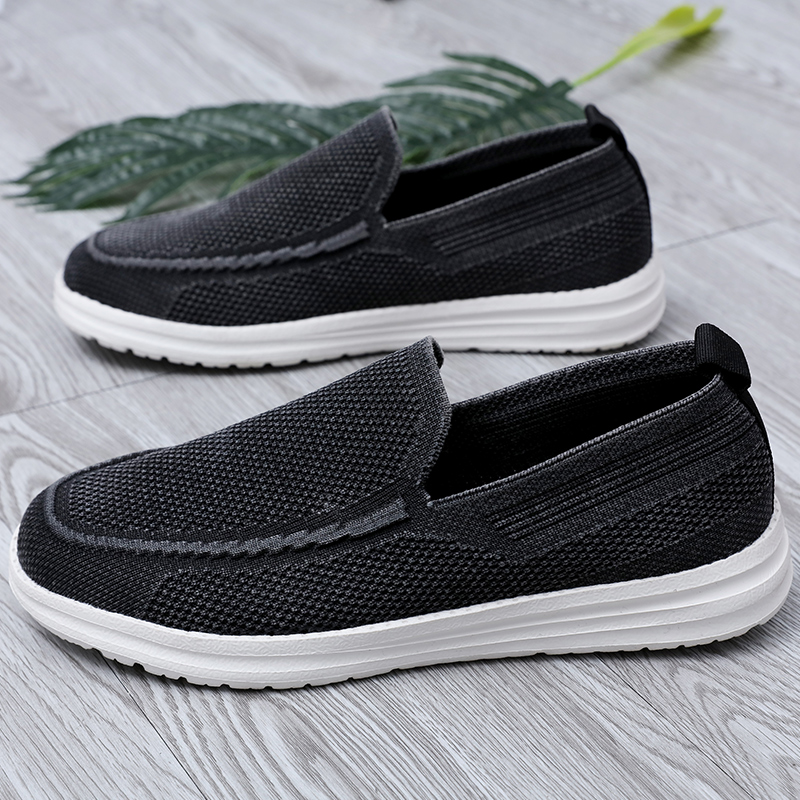 老北京布鞋软底休闲大码45帆布鞋透气轻便舒适鞋百搭一脚蹬懒人鞋