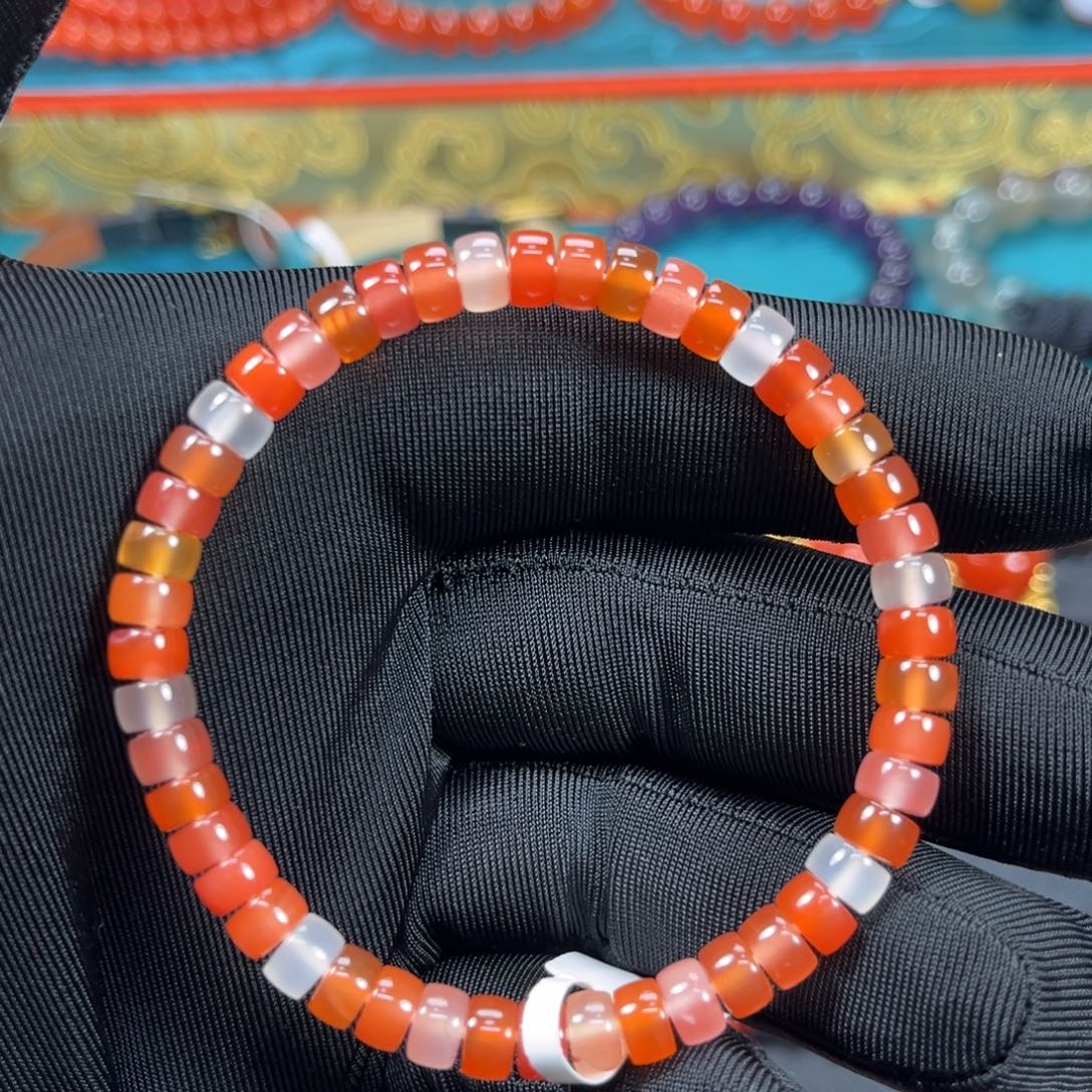 南红玛瑙未镶嵌手串多宝手串