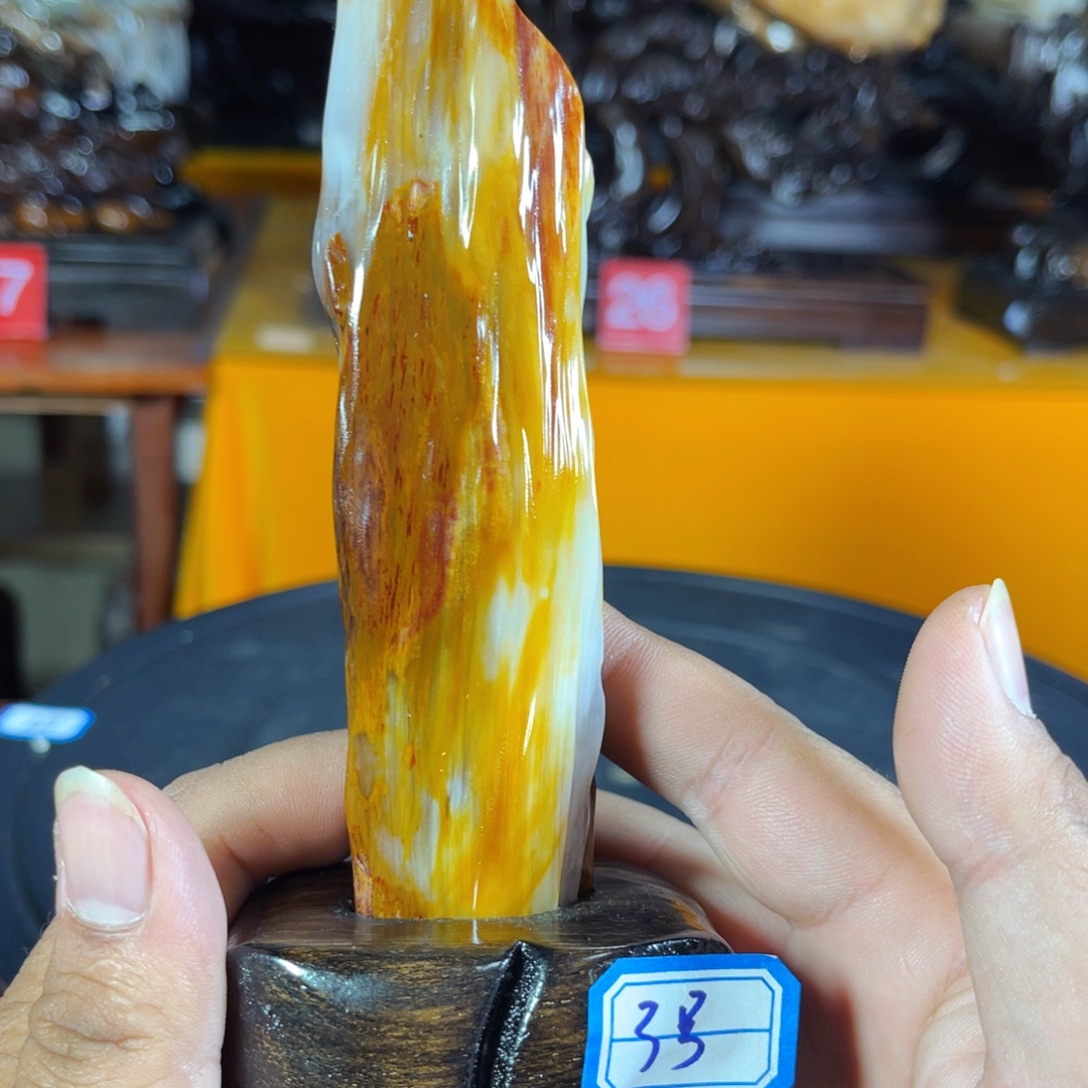 硅化玉未镶嵌珠宝奇石