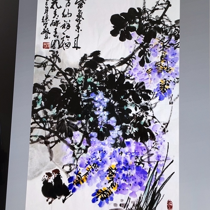 国画张圣敏先生纯手绘作品