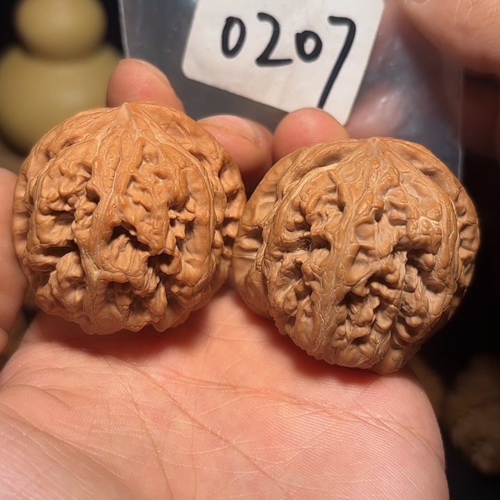 文玩核桃把件0207 全品 45 大粗筋