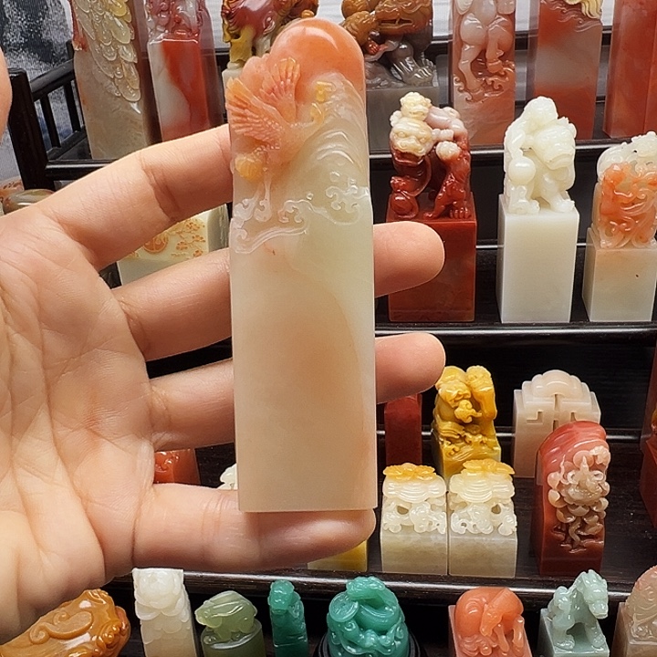 印石寿山石寿山石手工雕刻