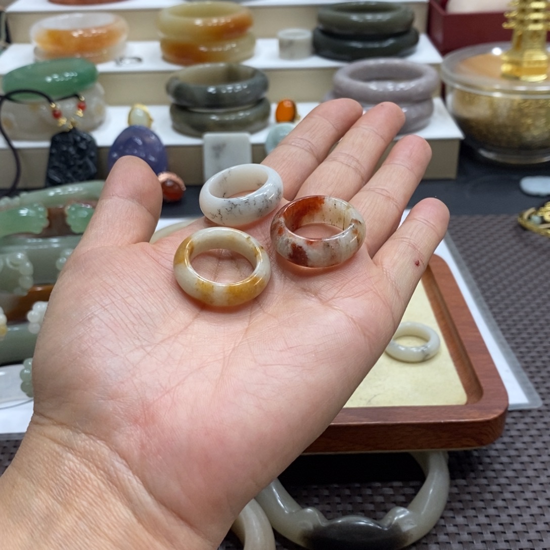 夢***影石英质玉银S925镶嵌手镯