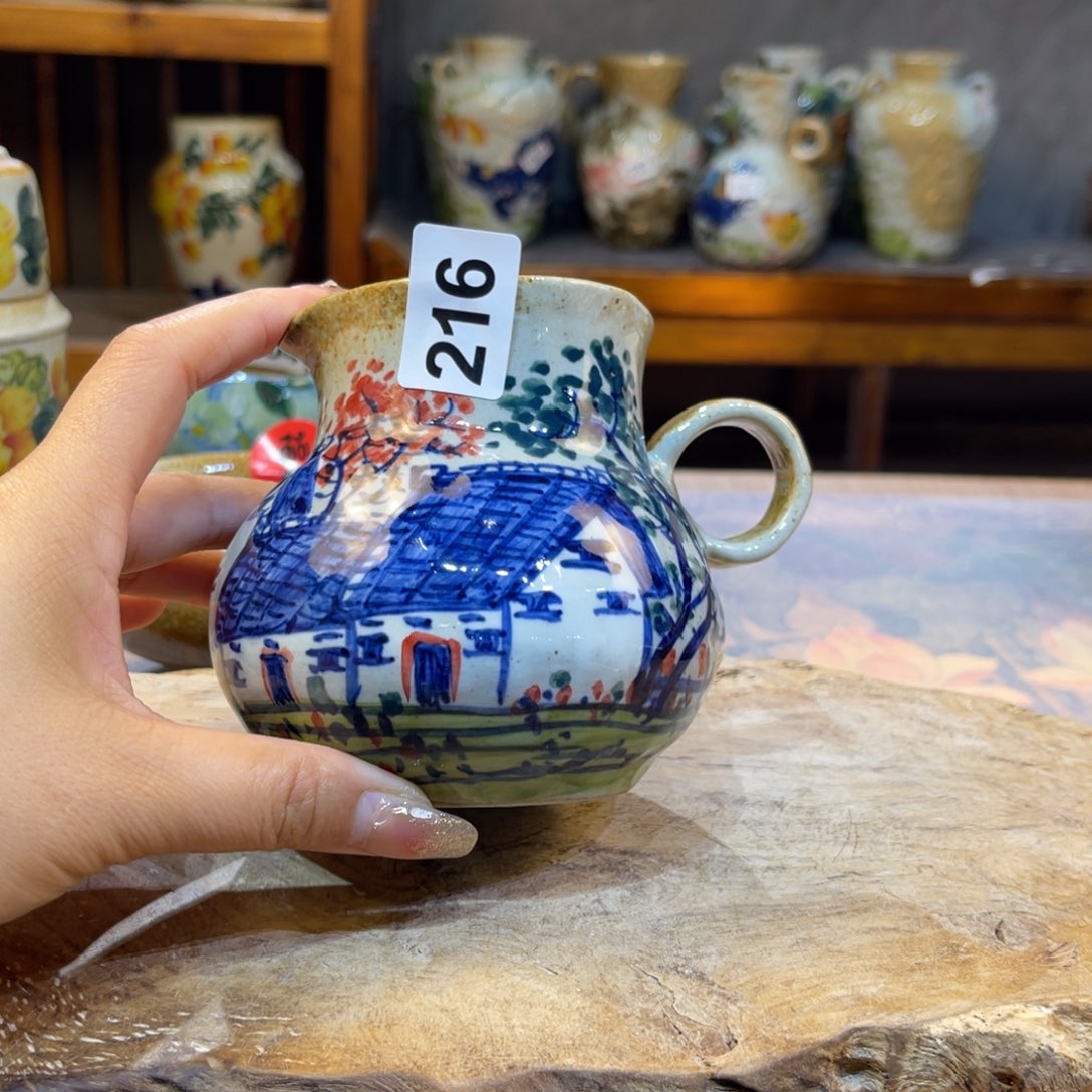 摆件人*儿景德镇手工制作