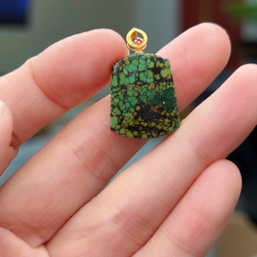 绿松石珠宝奇石未镶嵌