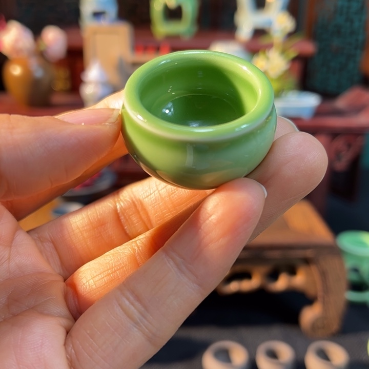 摆件微陶老王迷你花瓶