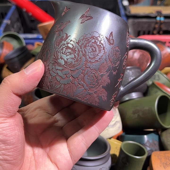 茶杯紫砂全手工紫砂主人杯