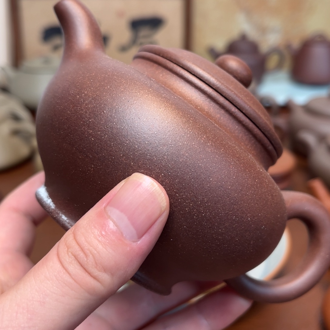 茶壶紫砂老紫泥 黄龙山