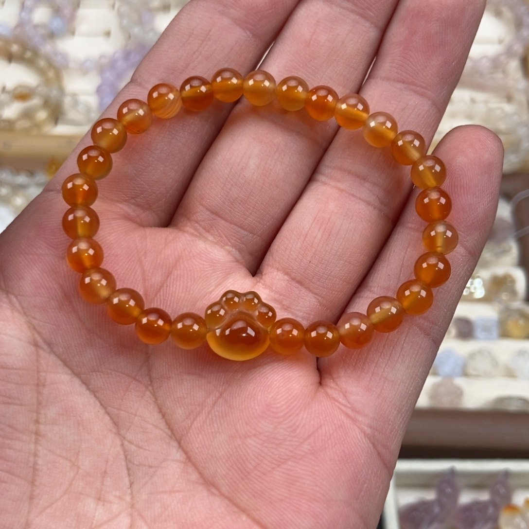 玛瑙/玉髓未镶嵌手链M50