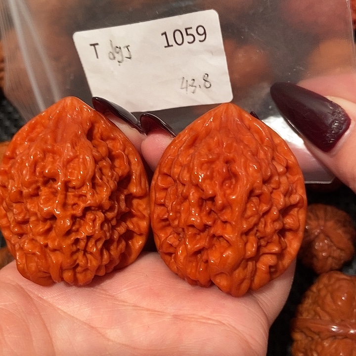 吊坠文玩核桃官帽43.8