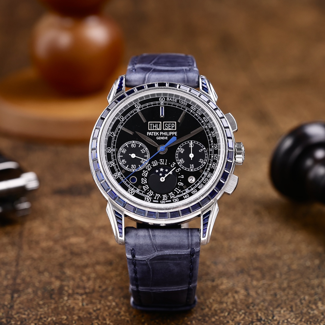95新 Patek Philippe/百达翡丽 5271P铂金 蓝宝石 单表（70字头）