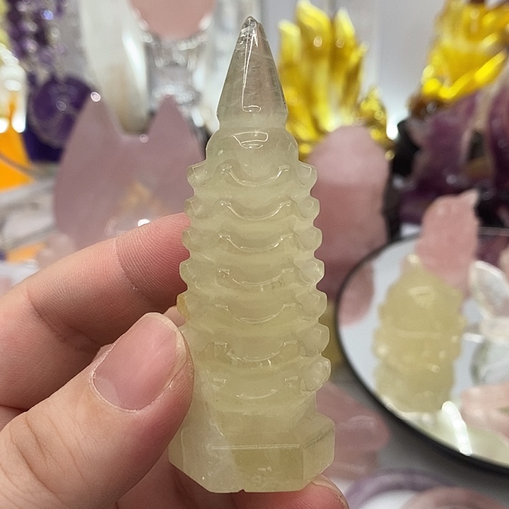 未镶嵌摆件水晶水晶有瑕