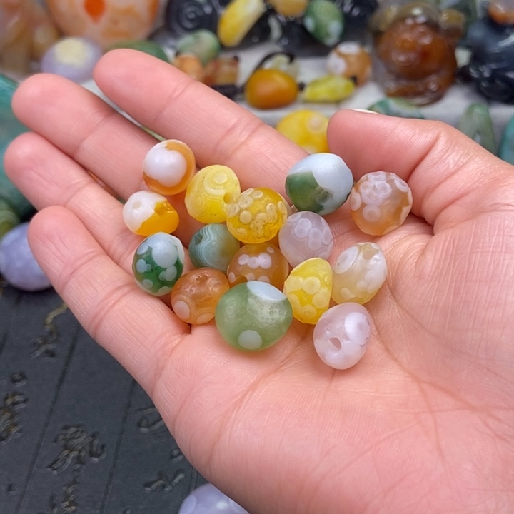 未镶嵌玛瑙/玉髓珠宝奇石✨*浅