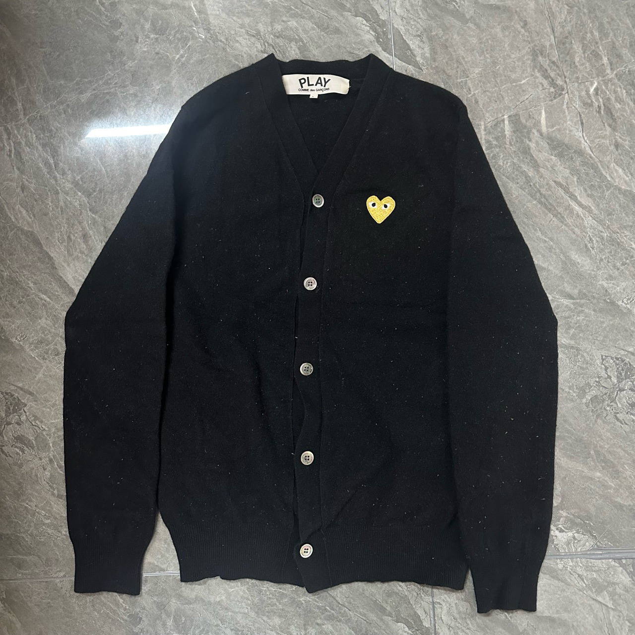 未使用 Supreme 川久保玲黑色开衫 l码