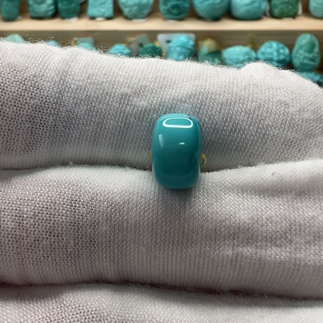 未镶嵌绿松石老型珠10mm