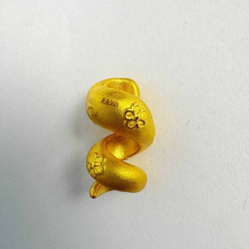 足金999有钱花卷卷蛇DP1325