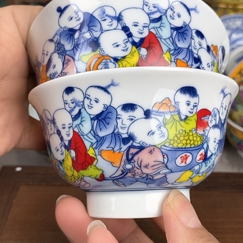 景德镇陶瓷藏式茶碗