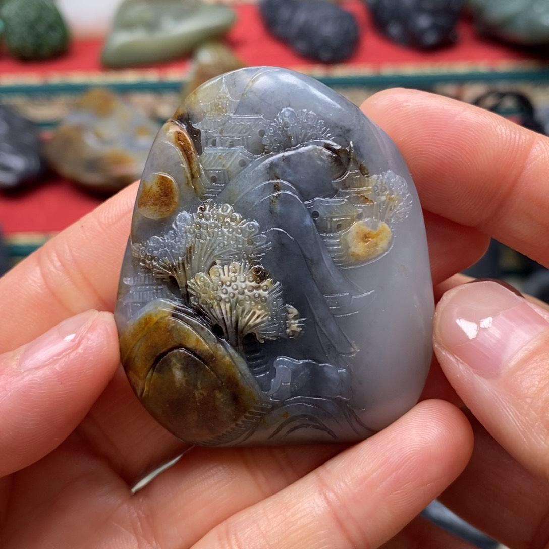 和田玉挂件未镶嵌