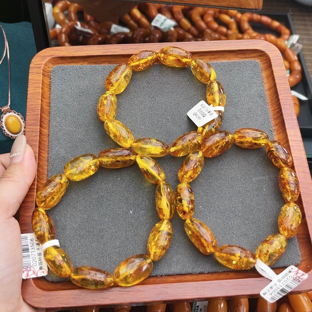 琥珀手链未镶嵌15m 多样性发其一