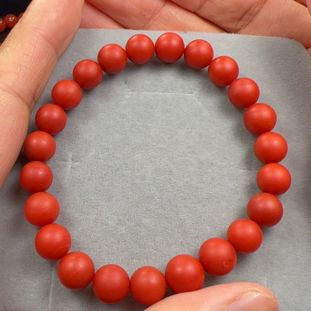 南红玛瑙珠子未镶嵌