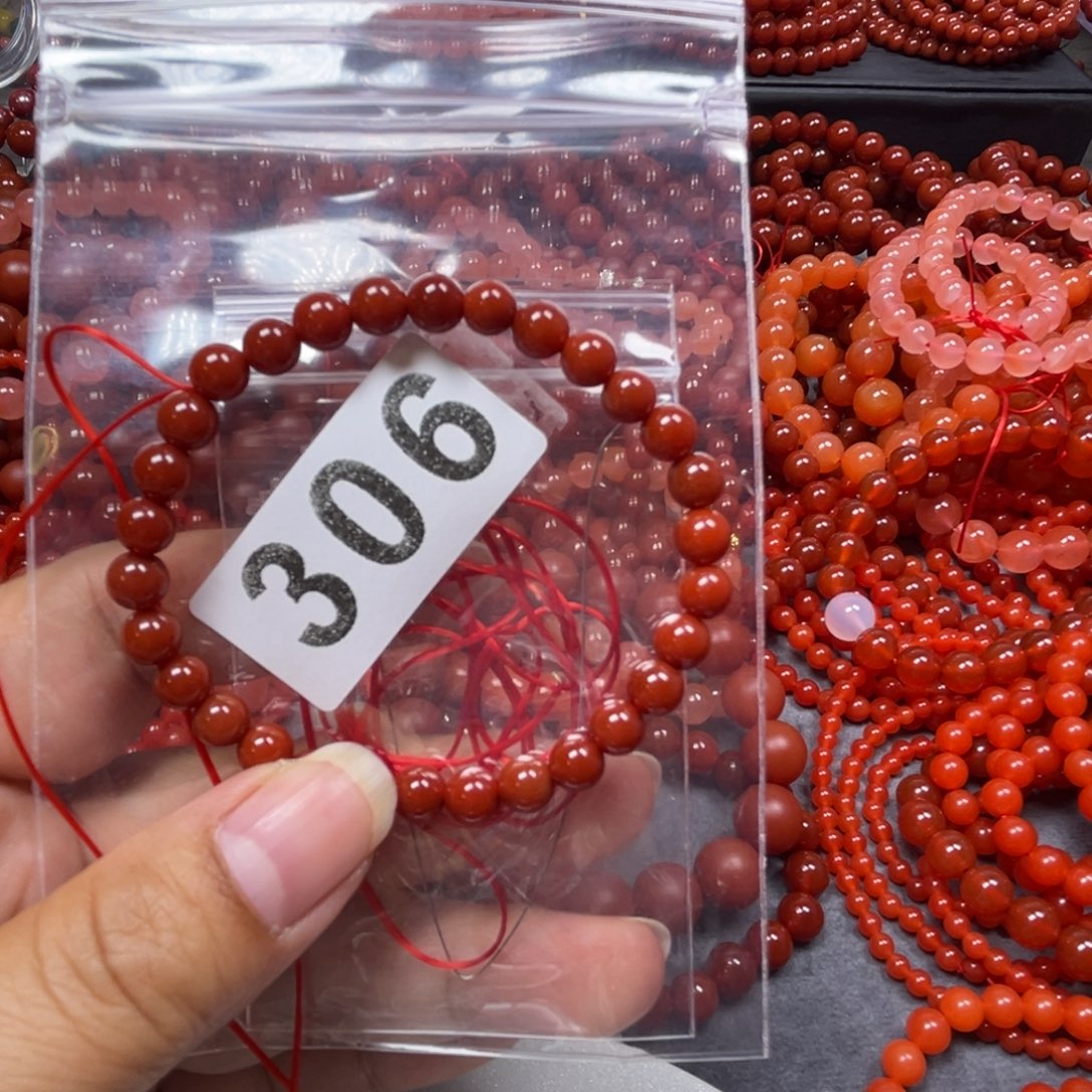 玛瑙/玉髓手链合金钟****F