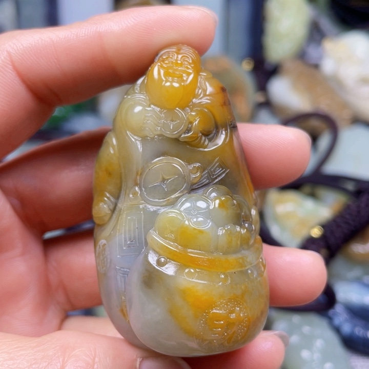 和田玉挂件未镶嵌岳**好