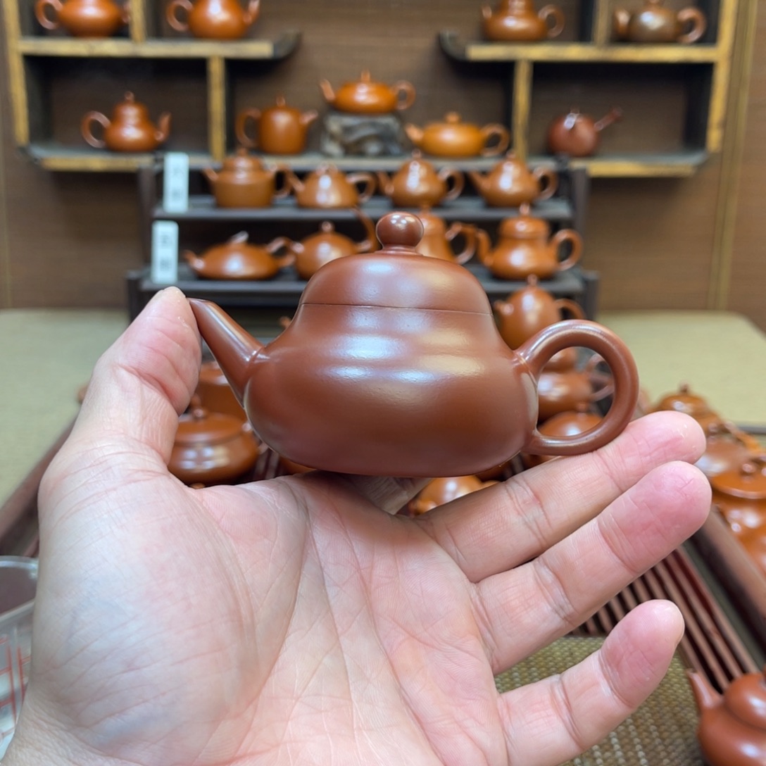 朱泥茶壶直梨100-120cc
