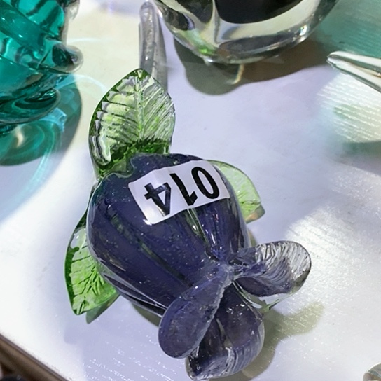 琉璃高度25厘米夜光断枝玫瑰花