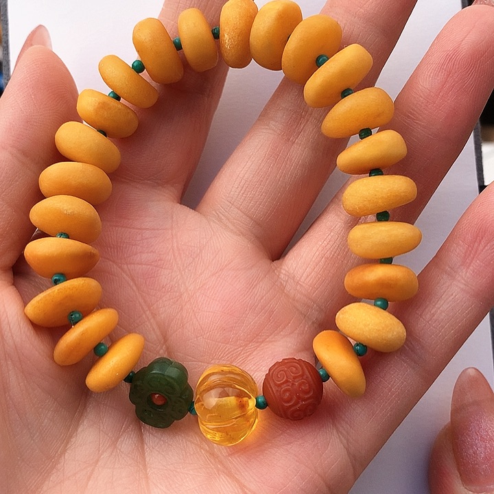 蜜蜡手链未镶嵌手链