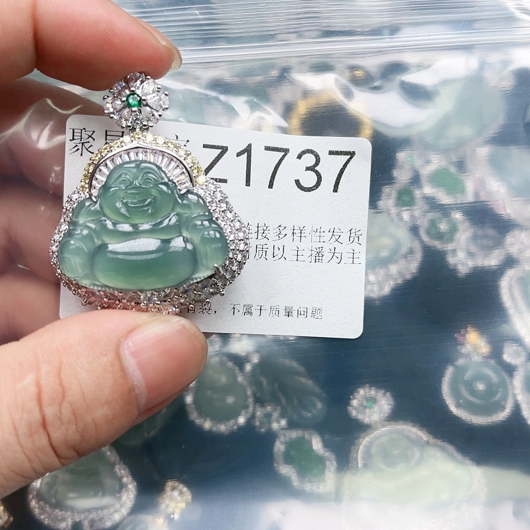翡翠颈饰未镶嵌翡翠1737
