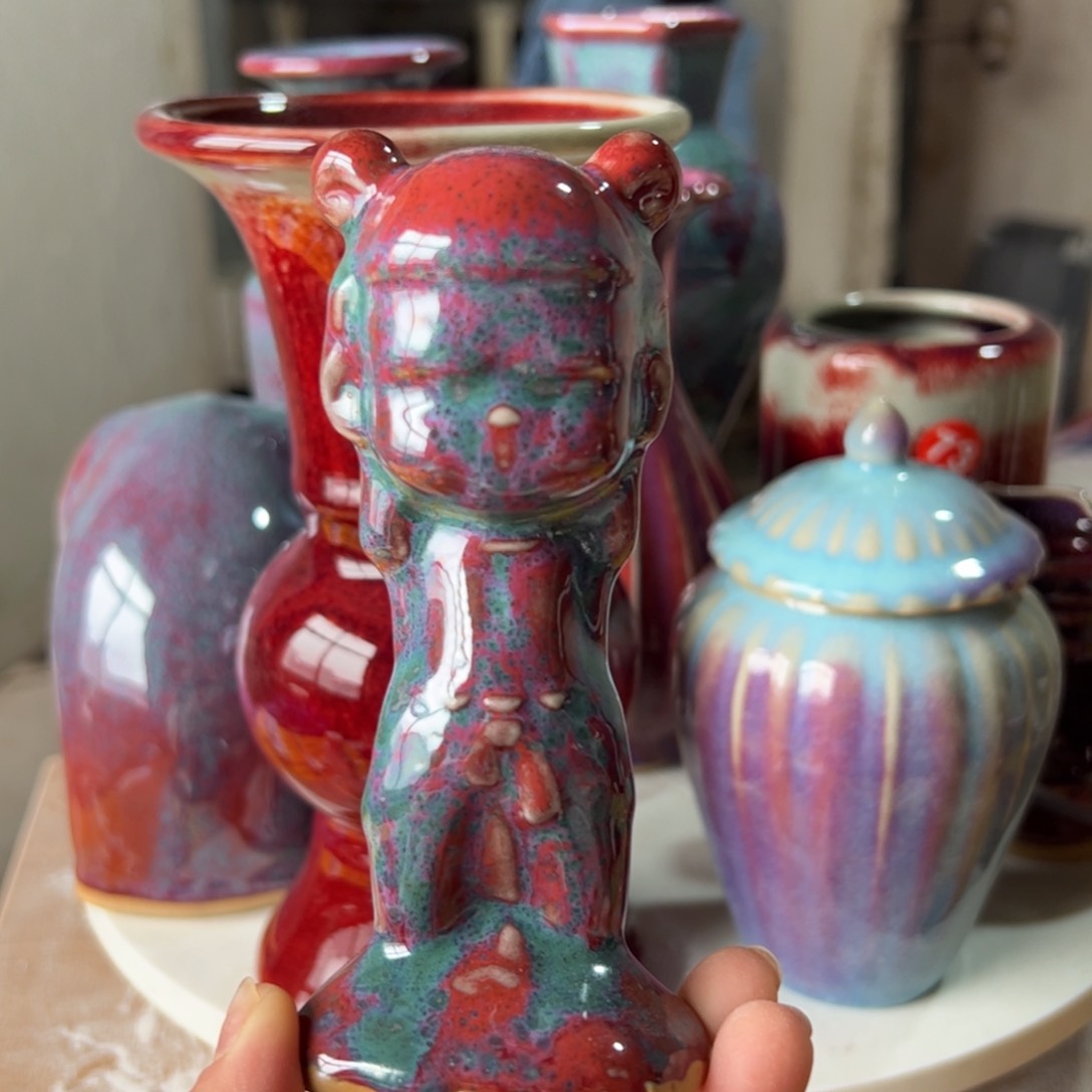 摆件郑家钧窑摆件