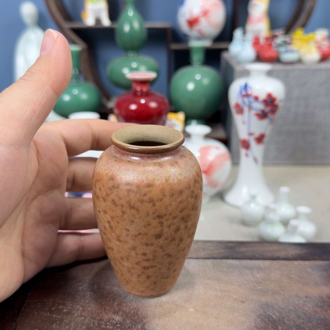 陶瓷手工小花器摆件